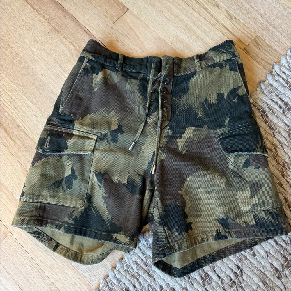 The Kooples Camouflage Cargo shorts